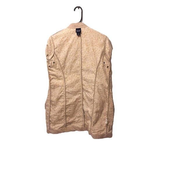 Vintage GAP Utility Coat – Size S – Y2K Beige Cotton Trench-Style Jacket - Picture 4 of 7
